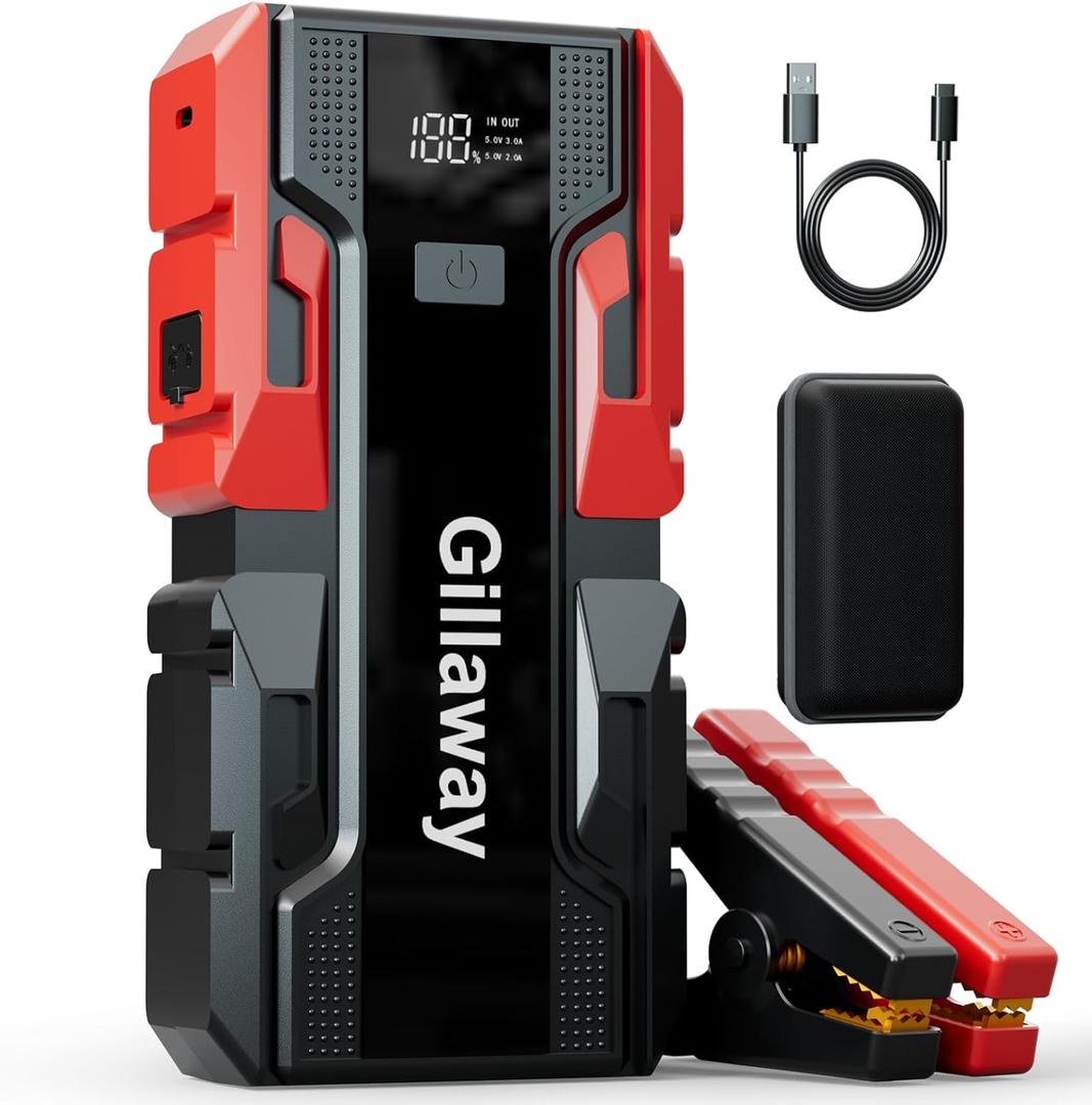 001B 3000A Car Jump Starter Battery Pack (up to 9.0L Gas and 7.0L Diesel Engine), 12V Car Battery Charger, Jump Box with USB 3.0 Power Bank 001B 3000A Car Jump Starter Battery Pack (up to 9.0L Gas and 7.0L Diesel Engine), 12V Car Battery Charger, Jump Box with USB 3.0 Power Bank