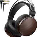 Wired Studio Headphones with 32, Professional Over-Ear Monitor Headset for Recording Mixing DJ Podcast Audiophile, Detachable Cables & Comfortable Protein Leather, Stereo for Computer Guitar Amp