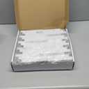 Yipscazo 20 Sheets Peel and Stick Stone Metal Tile Backsplash, Stick on Tiles for Backsplash Kitchen, Bathroom, Laundry Room, Camper, Fireplace (12'' X 12'', White Stone with Metal)