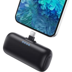 Mini Portable Charger for iPhone 16/15, 5200mAh 3A PD USB C Power Bank Cell Phone Fast Charging, Ultra-Compact Battery Pack for iPhone 16/15/15 plus/15 pro/15 pro Max/Android/Samsung/Moto/LG, iPad etc.