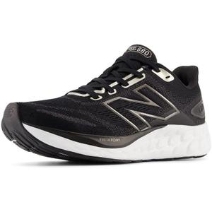 New Balance Women's Fresh Foam 680 V8 (10 Wide, Black/Light Gold Metallic/Black Metallic)