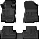 Husky Liners Weatherbeater Floor Mats | Fits 2025-2026 Subaru Forester | Front & 2nd Row, 3-pc Black - 95381