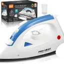 Electric Iron, Steam Iron, 1200w, Steaming, Handheld And Portable, With Five Temperature Controls, Quickly Removes Odors From Clothing (Blue)