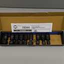 Astro Pneumatic Tool 78344 Metric 3/8" Drive Nano Pinless Universal Impact Sockets (10Piece)