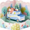 Hallmark Paper Wonder Mother's Day Pop Up Card (Truckload of Flowers)