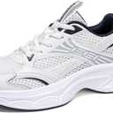 Women's Fashion Sneakers Chunky Breathable Walking Shoes Casual Mesh Athletic Tennis Shoes with Thick Sole for Women Gym Workout, 6