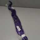 Long Purple Braiding Hair Pre Stretched -Purple Hair Extensions for Braids Synthetic Braiding Hair for Stage Party Halloween Costume Cosplay (purple, 24 Inch(Pack of 2))