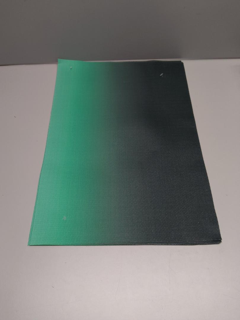 8 Pack RCTNGLR Textilene Placement Green and Black Gradient