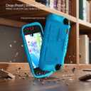 Kid Friendly Protective Case for Nintendo Switch 2 (2025) with Game Card Slots,Ultra-Light Anti-Fall & Shockproof EVA Switch 2nd Protection Cover with Ergonomic Grip, Durable Gaming Shell for Teens (Blue)