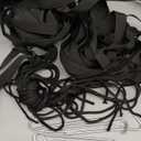 LXKCKJ 30 Ft Winter Pool Covers for Above Ground Pools - Heavy-Duty PE Material with Ground Nail Accessories & Reinforced Edges, Extra Thick Tarp & Dustproof Protection (Black)