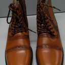 Arkbird Mens Chelsea Boots, Stylish and Comfort Leather Chukka Ankle Boots with Zipper, Size 9.5 