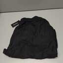 Beautiful Nomad Women's Linen Pants High Waisted Straight Pant Casual Flowy Wide Leg Drawstring Trousers with Pockets Black XXL