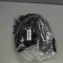 Supet Dog Rear Leg Sleeve to Stop Licking, TPLO Recovery Sleeve After Surgery for Post Surgery, ACL, Leg Wound Protection, with Belly Opening for Male Female Dogs(Jet Black,M)