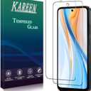 KAREEN 2 Pack Screen Protector for Motorola Moto G 5G 2025 Tempered Glass Film, 9H Hardness, Anti Scratch, Bubble Free, Easy Installation, Case Friendly