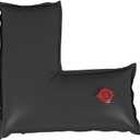 Robelle 2 ft. Corner 4-Pack Heavy Duty Black Pool Cover Weights, .33 MM Thick Vinyl, Pool Water Bags, Water Tubes, 24" x 24"