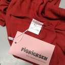 WEST K Women's Bailey Tie Front Dolman Blouse - Small - Red, XL