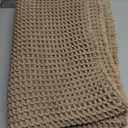 TYUU Waffle Bath Mat, Boho Bathroom Rugs Non Slip Washable Super Absorbent Quick Dry Farmhouse Bathroom Decor, 36"x24" / 3' x 2' Khaki