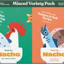 Made by Nacho Premium Minced Wet Canned Cat Food with Hydrating Bone Broth 3.0oz (Variety Pack (12 Count) - Chicken and Herring, Salmon and Sole)