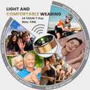 Smart Ring for Women Men, Health Tracker with Heart Rate/Blood Oxygen/Blood Pressure/Sleep Monitoring/Step Counting, IP68 Waterproof Fitness Ring