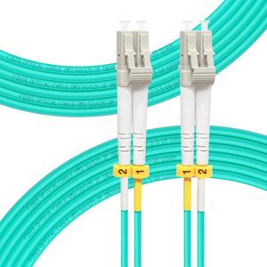 FLYPROFiber- OM3 Fiber Patch Cable, 20M/66ft LC to LC Fiber Optic Cable Cord LSZH 10GB/40GB Multimode Duplex 50/125um, Length Options: 0.2m-200m