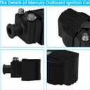 Ignition Coil Compatible with Mercury & Mariner Outboard Boat 6-125Hp 140Hp V135 V150 210CC Chrysler Force 40Hp -150Hp Replace 339-7370A13 339-832757A4 339-832757B4 4Pcs