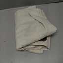 NICETOWN Linen Flax Semi Sheer Curtains 72" Length, Grommet Window Treatments Privacy Added with Light Penetration Vertical Drapes for Loft/Home Office, Natural, W55 x L72, 2 Panels