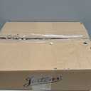 Pants Hangers Multi-Folding Trouser Rack Stainless Steel Telescopic Storage Rack Wardrobe Multi-Layer Hanging Tie Scarf Holder (35cm, Black)