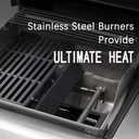 Uniflasy 69787 Grill Burner Tubes for Weber Spirit and GS4 Spirit II 300 Series, Spirit E310 E320 S310 S320 E330 S330 304 Stainless Steel Gas Grills, 18 Inch Grill Burner for Weber Spirit Grill Parts