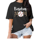 Baseball Mom Shirt Cotton Summer Tops for Women Trendy Crewneck Short Sleeve Tshirts Casual Graphic Blouse Tees XL