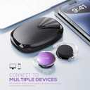 Open Ear Headphones, 52Hrs Playtime, Wireless Headphones Hook Over Ear, Clip on Earphones Dual-Device Bluetooth 5.4 Headset for Gym/Home Office