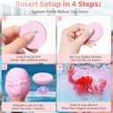 2 x Pool Safety Alarm, Swim Cap Partner, Drowning Prevention Alart for Pool, Swiming (Pink)