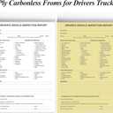 (20-Pack) Detailed Driver's Vehicle Inspection Report Book Format, 2-Ply Carbonless, 31 Sets of Forms per DVIR Log Book for Truck Drivers, 5.8" x 8.3"
