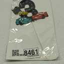 Race Car 3rd Cake Topper for Racing Car Checkered Flag Themed Kids Boy Girl 3th Years Old Happy Birthday Party Supplies Double Sided