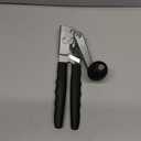 Commercial Can Opener, UHIYEE Hand Crank Can Opener Manual Heavy Duty with Comfortable Extra-long Handles, Oversized Knob, Large Handheld Can Open Easy for Big Cans, Black