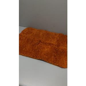 MIULEE Burnt Orange Extra Thick Non Slip Bathroom Rug Shaggy Soft Bath Mat Plush Microfiber Absorbent Water for Shower Tub Machine Washable (16x24 Inches)