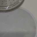 2 in 1, Aidacom Microwave Place Mat & Food Cover- Mat as Bowl Holder, for Splatter Guard, Multi-use: Silicone Trivet, Pot Holders, Drying, Baking, Utensils Rest for Kitchen Counter, Grey (Gray)