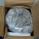 LazBlinds Cordless Blackout Bamboo Roman Shades, Room Darkening Blinds for Interior Windows, Thermal Insulated Roll Up Bamboo Blinds for Home & Patio, 43" W x 64" H, Papara Carbon