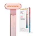 Solawave 4-in-1 Skinware Wand - Upgraded Radiant Renewal with Facial Massager, Red Light, Galvanic Current, and Therapeutic Warmth Anti-Aging Beauty Device (Blue/Pink Ombre)