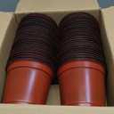 VIVOSUN 50 Pcs 6 Inch Plastic Plant Nursery Pots, Seed Starting Pot, Flower Plant Container for Seedlings, Cuttings, Transplanting