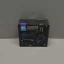 MEE audio KidJamz KJ55 Safe Listening USB-C Headphones for Children with Multicolor LED Lights, Volume Limiter, & Microphone; On-Ear Wired Kid Headset for iPhone 16, iPad, & USB Type C Devices (Black)