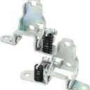 Door Hinge Assembly Front Driver and Passenger Lower Side Fit for Dodge Ram 1500 2009-2018, 2500 3500 2010-2024, 1500 Classic 2019-2024 Replace 68058519AC 68058518AC