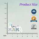 2 x (5Pcs) Boy Mama Sticker 3 Inch, Funny Boy Mom Club Mother's Day Mommy Gifts Decorations, Gifts for Mom Motivational Quote Decal Waterproof Vinyl for Laptop, Water Bottles, Car, Phone