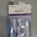 4X Spin Sensitive Toothbrush Dual Clean Cross Replacements Attachments Brush Heads Refill Accessories Compatible with Oral B 4732 3733 4734 Rotating Power Toothbrush Heads & Crisscross Bristles (4 Pcs White)