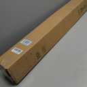 Shower Door Bottom Seal Strip, 2PCS Seal Strip, Clear PVC, 36" Length, Fits 10mm Thick Glass, Prevents Leaks, Easy Installation, No Adhesive Required (Black, 39in for 3/8"(10mm) Door)