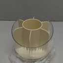 Rotating Pencil Holder, Desk Organizer with Multi-Compartment Design-Stylish, Functional Storage Solution for Home Offices, Classroom, Art Supplies Storage (Transparent white)