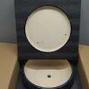 Bonsai Pots - 13 Inch Ceramic Succulent Pots for Indoor Outdoor, Large Succulent Planter with Drainage Hole and Saucer, Round Shallow Flower Planters, Porch Decor, Gardening Gifts, Blue