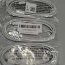 RCTech USB C to Lightning Cable 3Pack 6FT [MFi Certified] iPhone Fast Charger Cable USB-C Power Delivery Charging Cord for iPhone 14/13/12/11/XS/XR/X/8/iPad, White