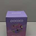 POCOCO Galaxy Star Projector for Bedroom with Replaceable Optical Film Discs, Home Planetarium Night Light Projector with High-Definition Soft Light for Relax, Study, and Meditate, Stress Relief Gifts (Black)