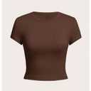 OYOANGLE Girl's 4Pcs Crop Tops Short Sleeve Crew Neck T Shirt (Gray)