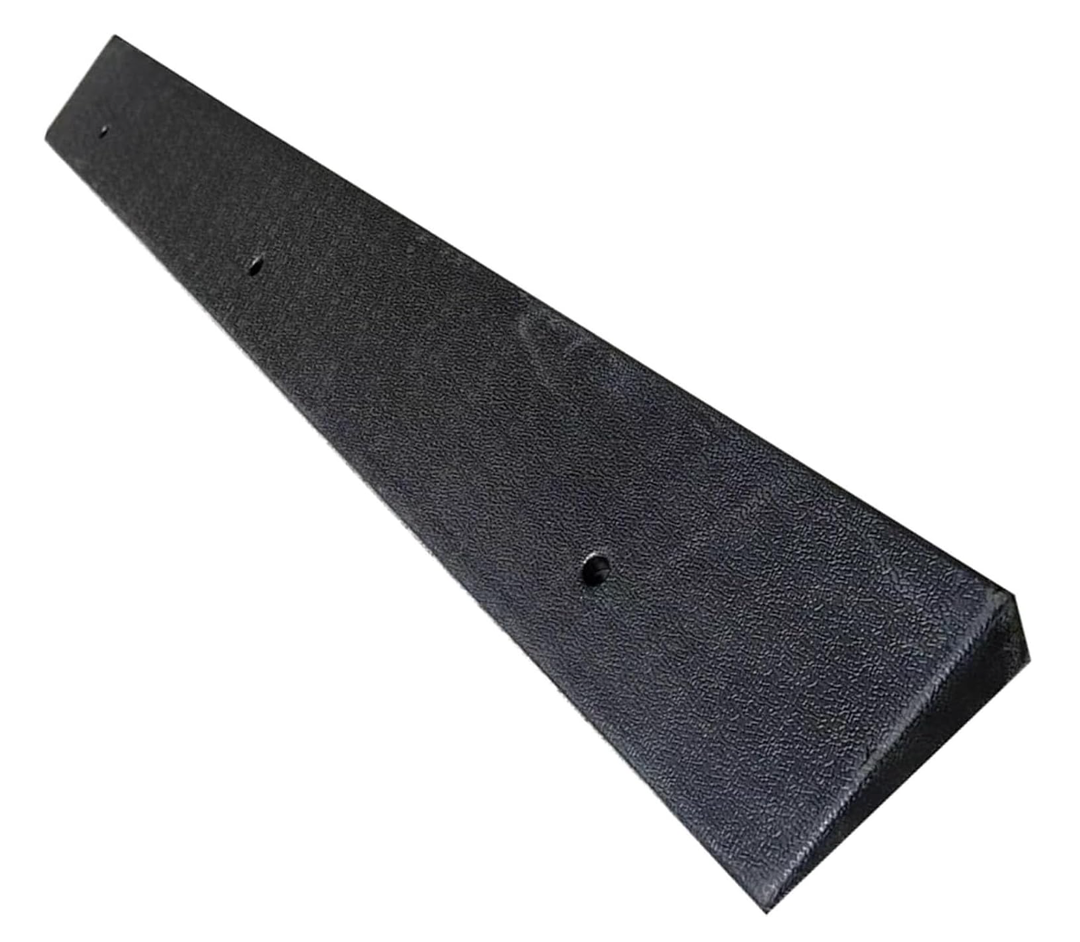 Heavy-Duty Non-Slip Rubber Curb Ramp - 100x12x4.5 cm, Ideal for Wheelchairs, Strollers, Motorcycles, Cars, Lawn Mowers & Trailers - Durable Threshold Access Solution